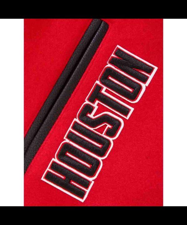 Retro Houston Rockets Classic Rib Varsity Jacket