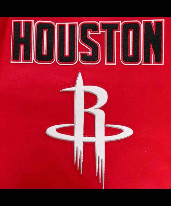 Retro Houston Rockets Classic Rib Varsity Jacket