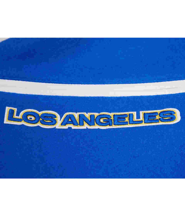 Retro LA Rams Classic Rib Varsity Jacket