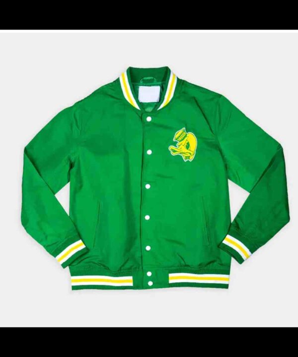 Oregon Ducks Retro Logo Bomber Jacket