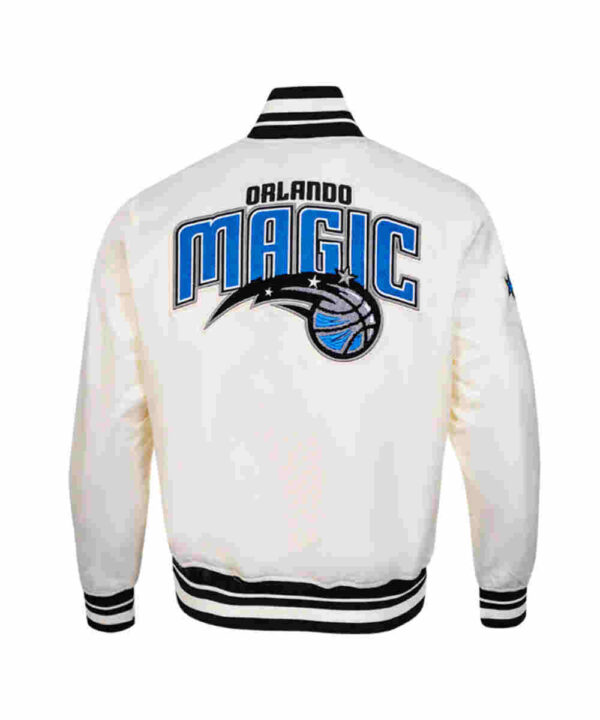 Retro Orlando Magic Classic Rib Satin Jacket