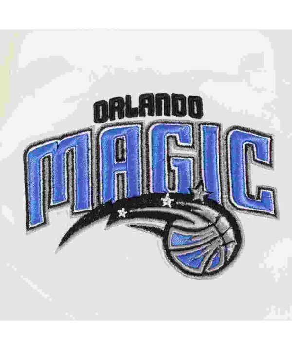 Retro Orlando Magic Classic Rib Satin Jacket