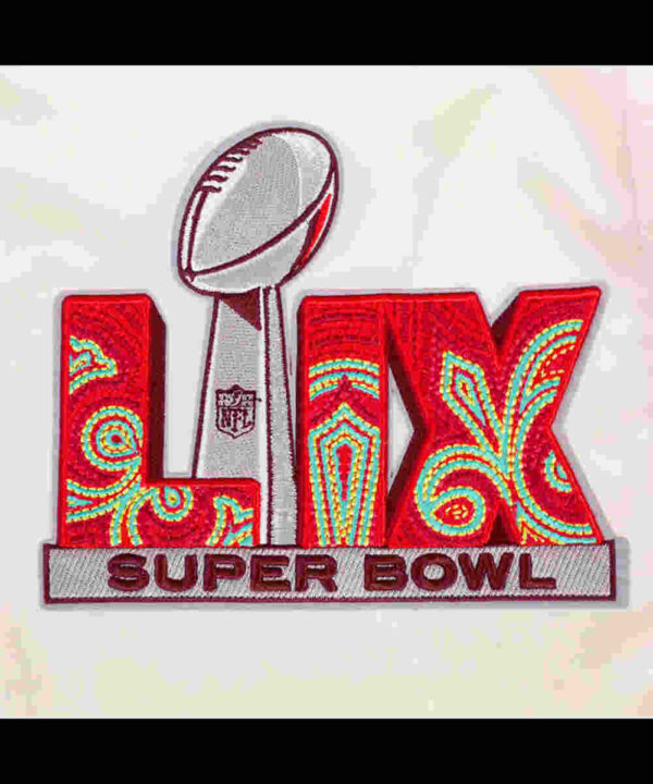 Retro Super Bowl 59 Classic Rib Satin Jacket