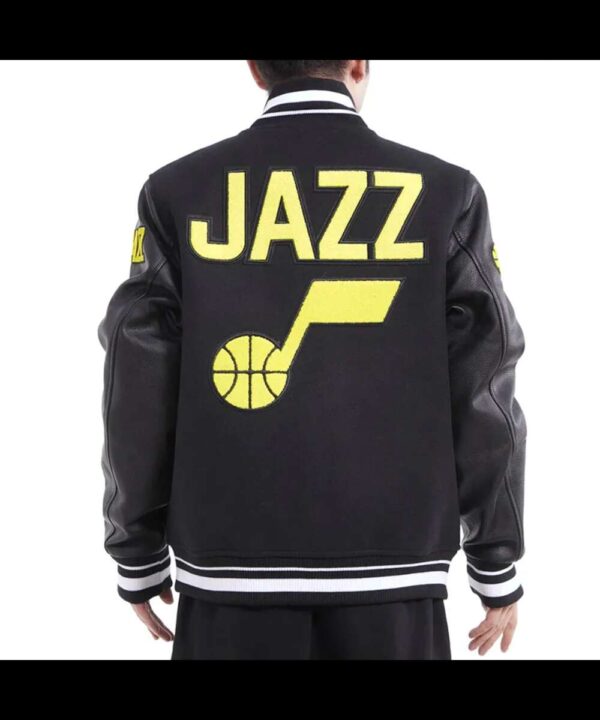 Retro Utah Jazz Classic Rib Varsity Jacket