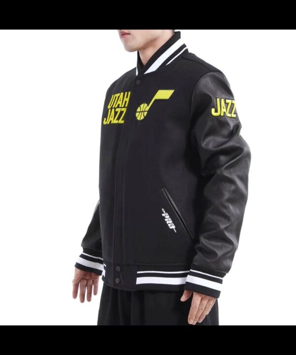Retro Utah Jazz Classic Rib Varsity Jacket