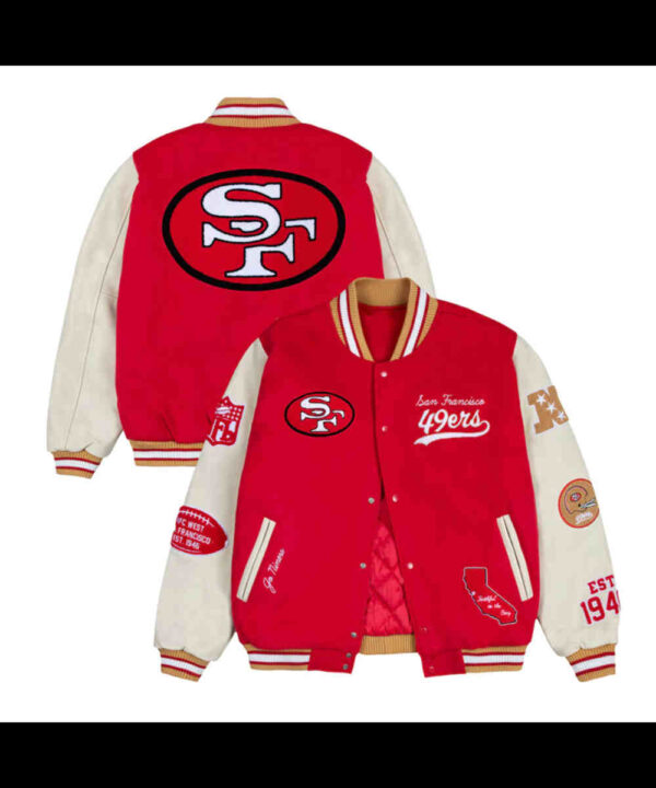 San Francisco 49ers Go Niners Letterman Jacket