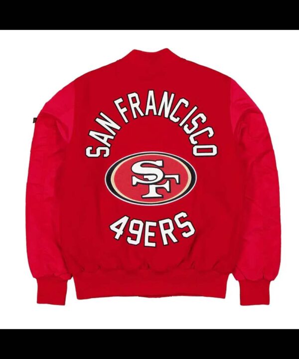 San Francisco 49ers MA-1 Historic Varsity Jacket