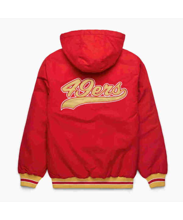 San Francisco 49ers Red Hooded Jacket