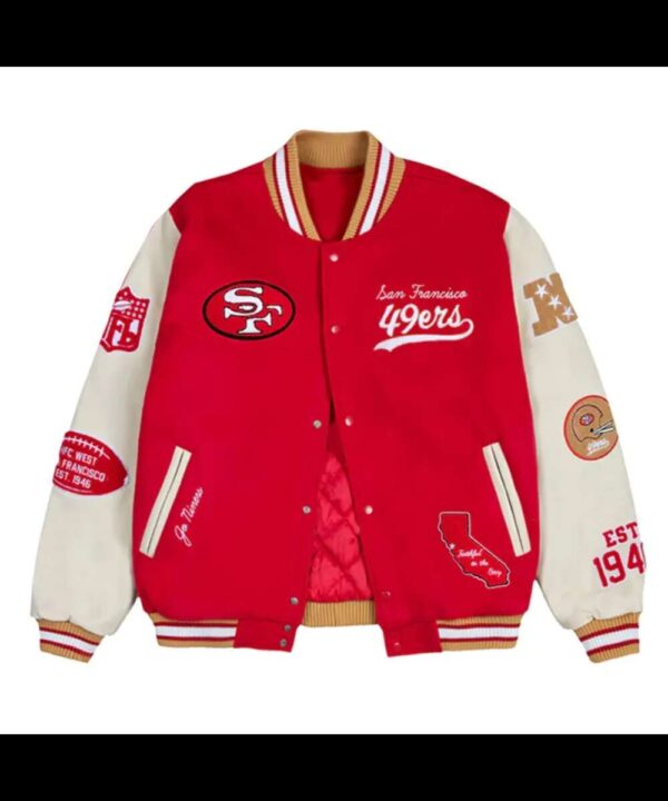 San Francisco 49ers Go Niners Letterman Jacket