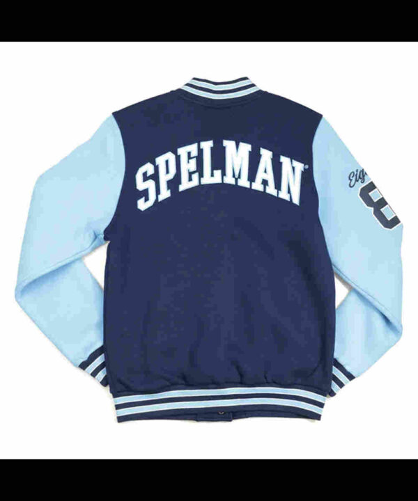 Spelman College Navy and Light Blue Fleece Jacket