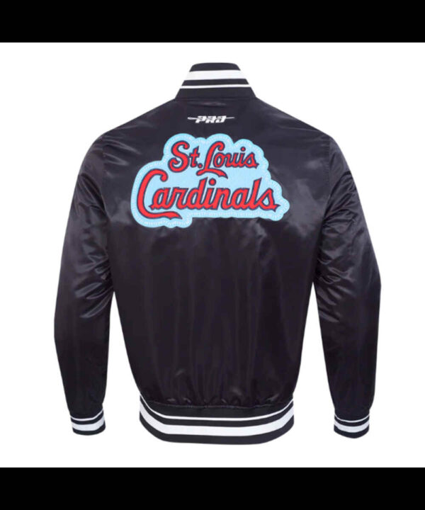 St. Louis Cardinals Diy Pick Stitch Classic Rib Satin Jacket