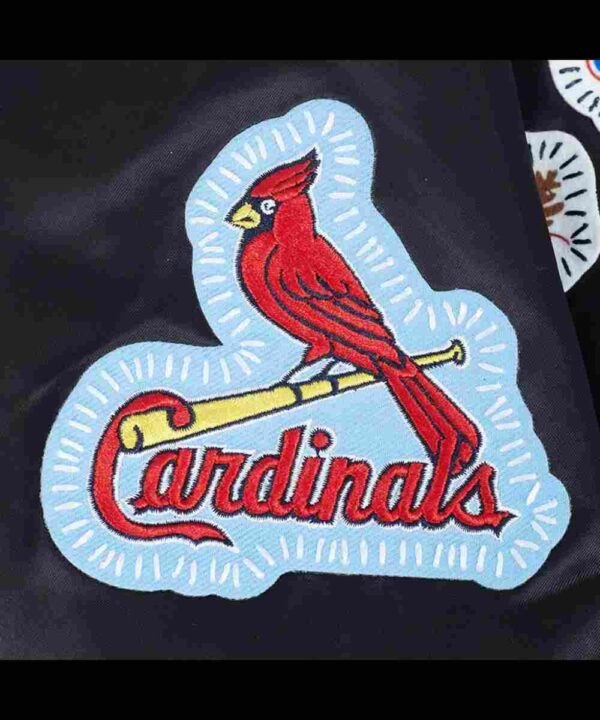 St. Louis Cardinals Diy Pick Stitch Classic Rib Satin Jacket