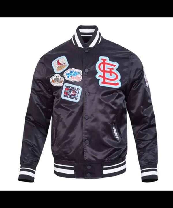 St. Louis Cardinals Diy Pick Stitch Classic Rib Satin Jacket