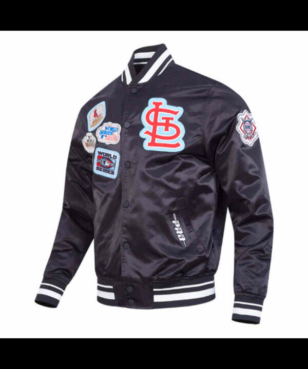 St. Louis Cardinals Diy Pick Stitch Classic Rib Satin Jacket