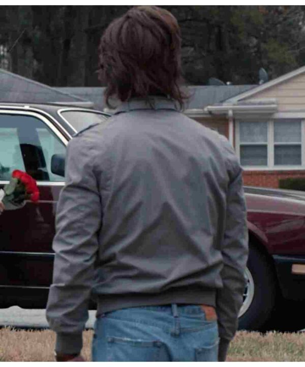 Joe Keery Stranger Things Grey Jacket