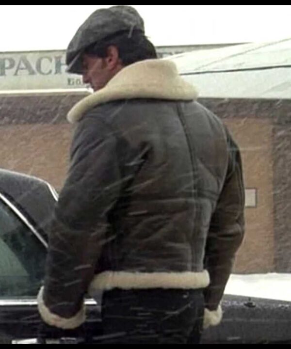 Rocky Balboa Sylvester Stallone Shearling Leather Jacket