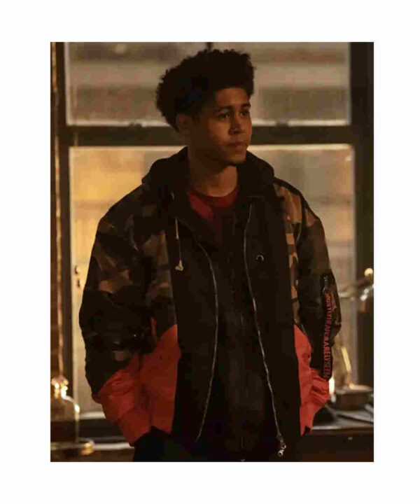 The Penguin Rhenzy Feliz Camo Bomber Jacket