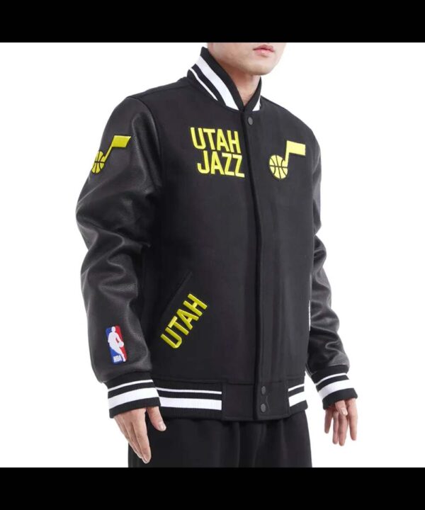 Retro Utah Jazz Classic Rib Varsity Jacket