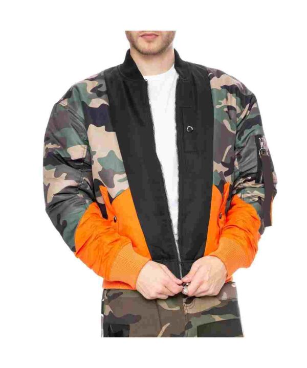 The Penguin Rhenzy Feliz Camo Bomber Jacket