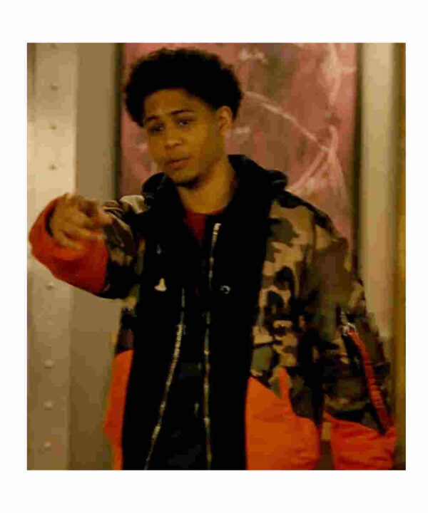 The Penguin Rhenzy Feliz Camo Bomber Jacket