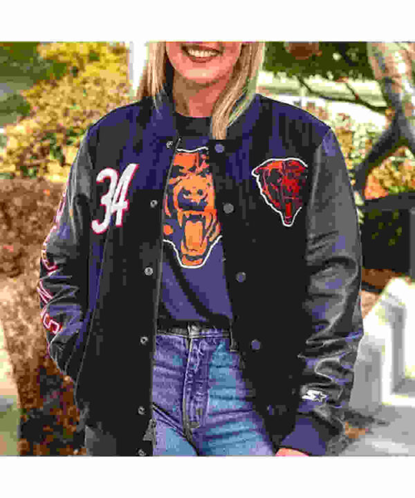 Walter Payton Navy Varsity Jacket