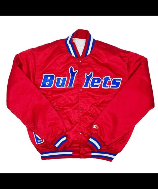 90’s Washington Bullets Red Jacket