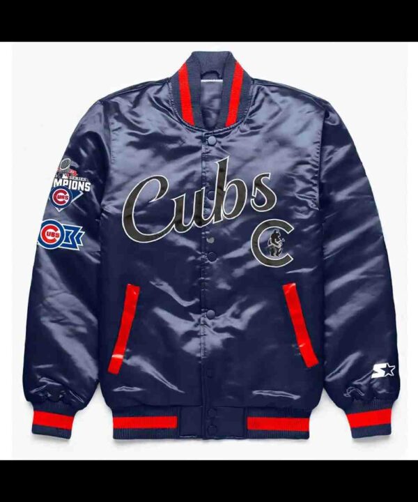 Chicago Cubs Exclusive Navy Satin Jacket