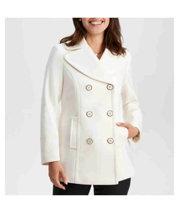 Women’s Wool Button Front Blazer