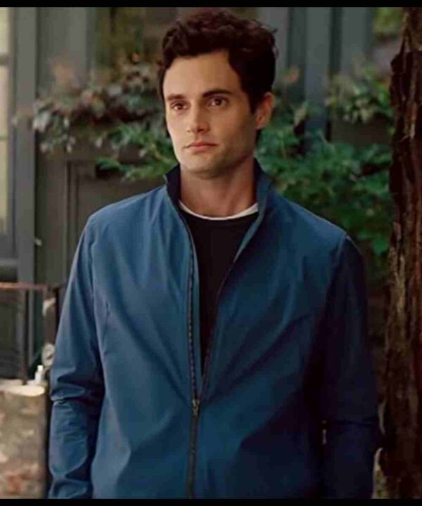 You Joe Goldberg Blue Cotton Jacket