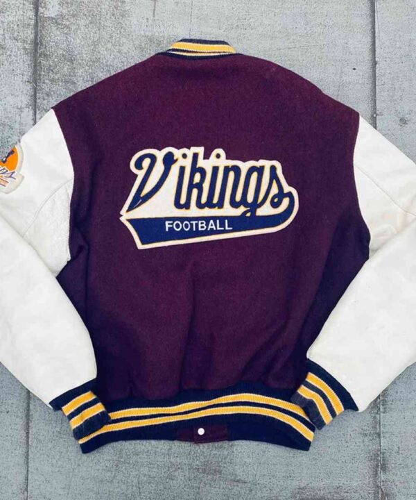 1980’s Minnesota Vikings NFC Champs Patch Varsity Jacket