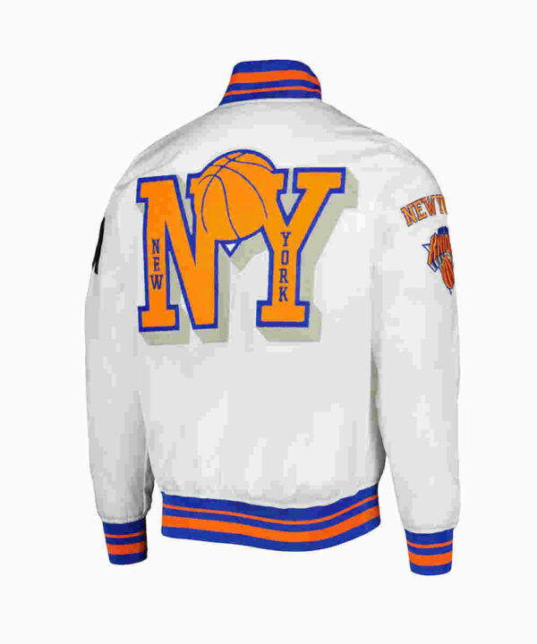 2x Finals Champions Mash Up Capsule New York Knicks White Jacket