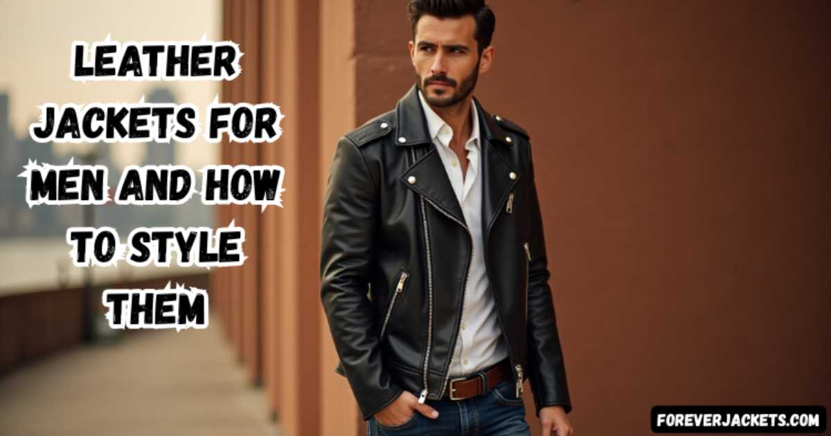 Leather Jackets For Men And How To Style Them