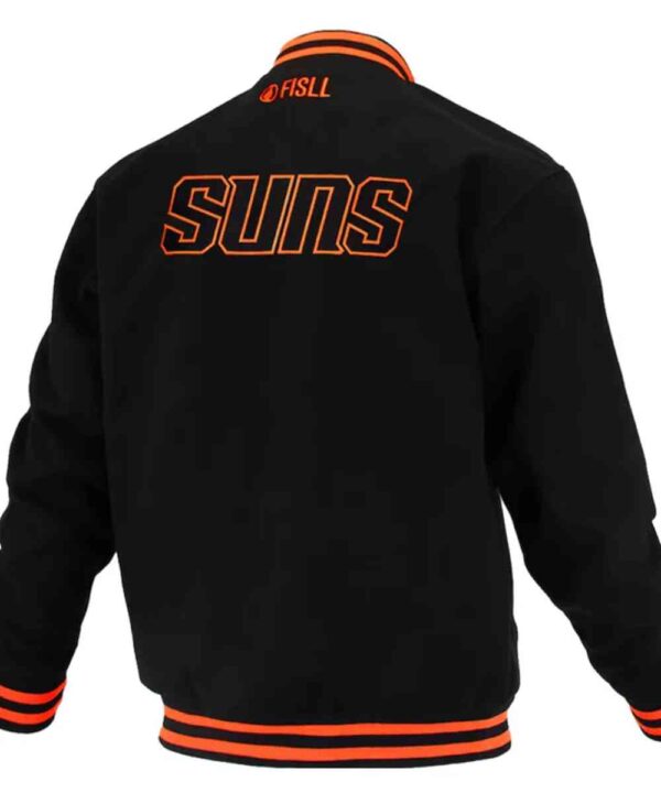 Phoenix Suns Logoman Shadow Black Varsity Jacket