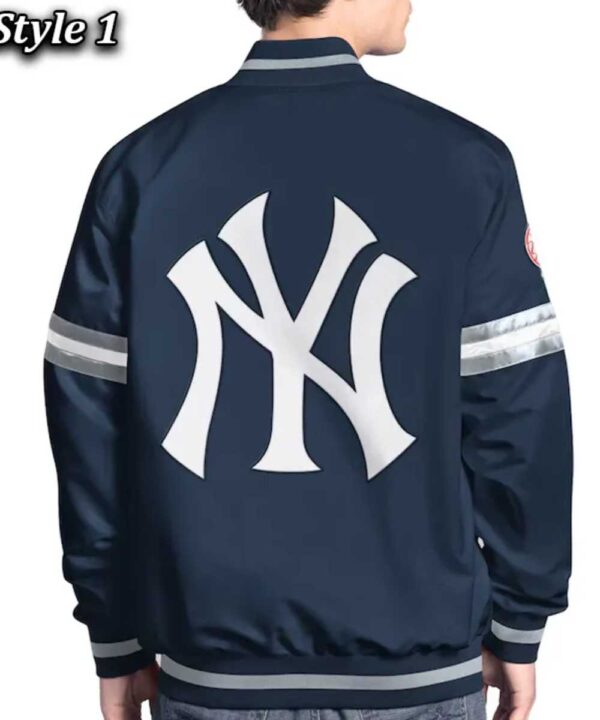 NY Yankees Scout Varsity Satin Jacket