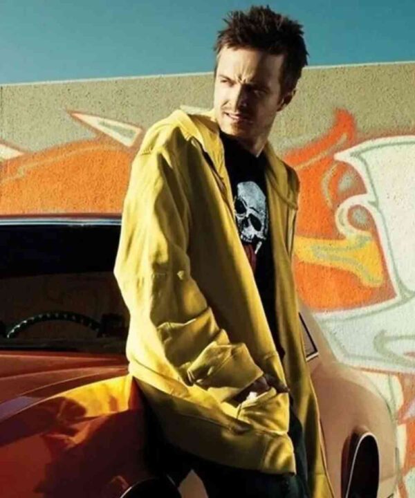 Aaron Paul Breaking Bad Yellow Hoodie