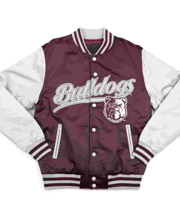 Alabama A&M Bulldogs Maroon and Light Gray Jacket