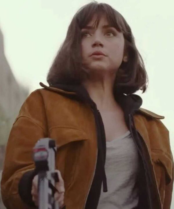 The Gray Man Ana De Armas Brown Cropped Jacket