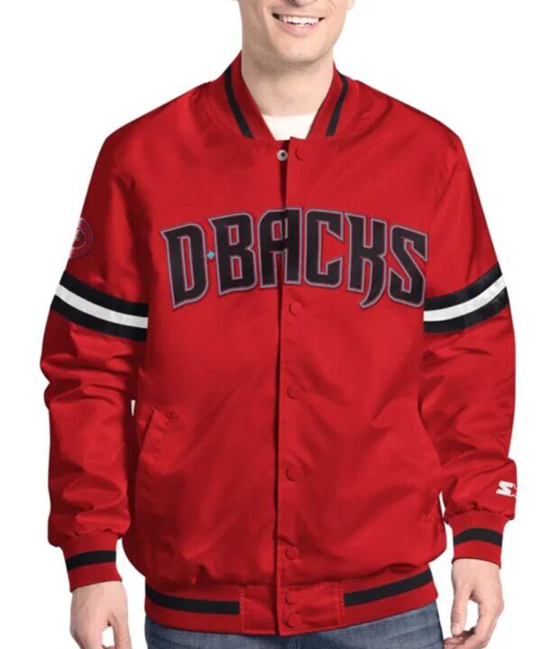 Arizona Diamondbacks Scout Varsity Satin Jacket