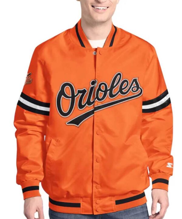 Baltimore Orioles Scout Varsity Satin Jacket