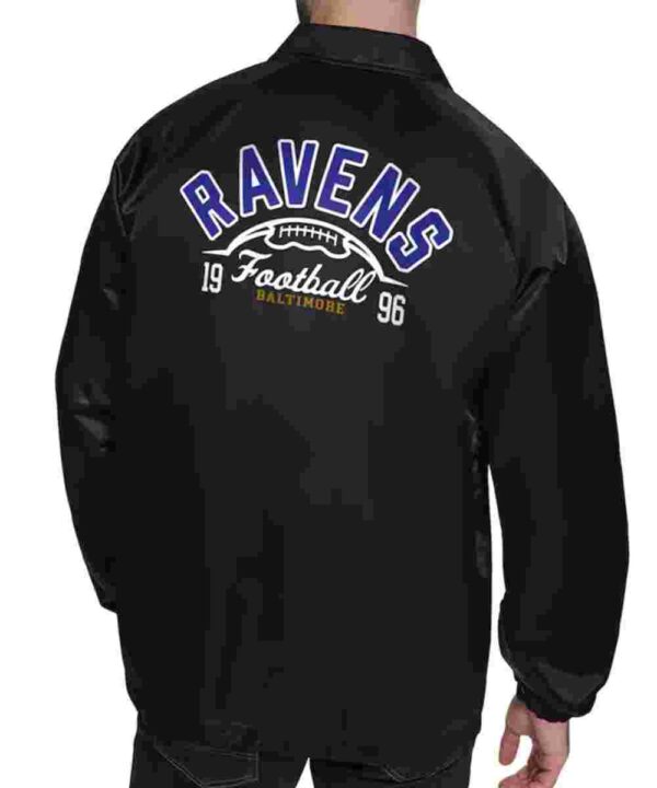 Baltimore Ravens Retro Logo Coaches Jacket
