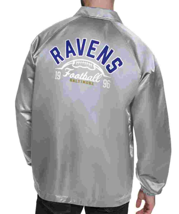 Baltimore Ravens Retro Logo Coaches Jacket