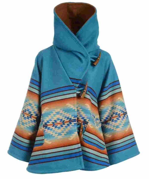 Kelly Reilly Yellowstone Season 03 Duffle Poncho