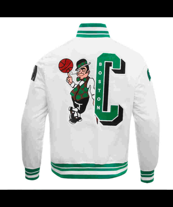 Boston Celtics Mashup Classic Rib Satin Jacket