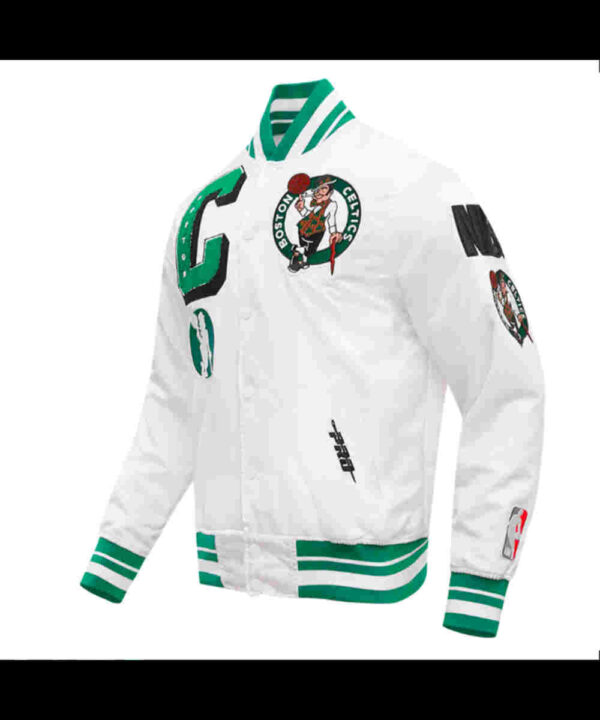 Boston Celtics Mashup Classic Rib Satin Jacket