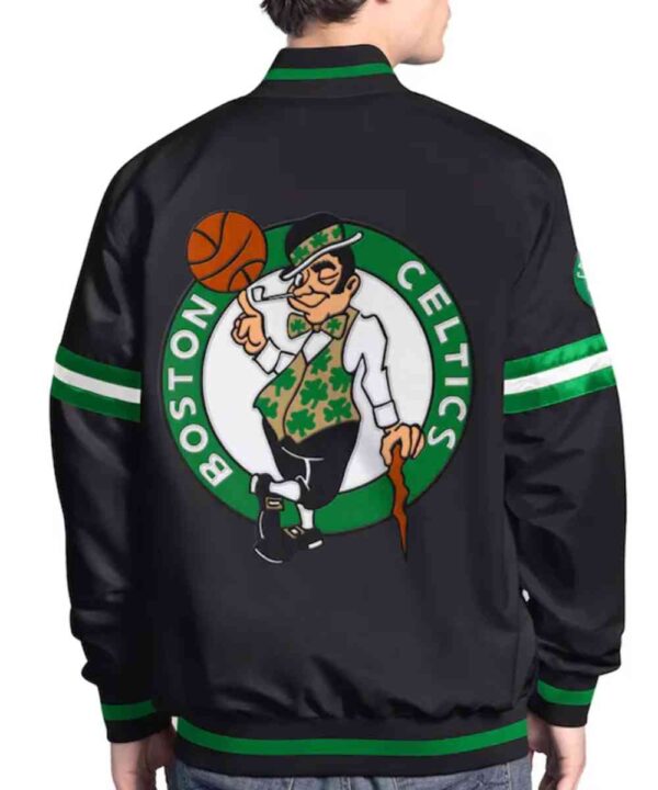 Boston Celtics Scout Varsity Satin Jacket