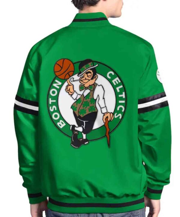 Boston Celtics Scout Varsity Satin Jacket