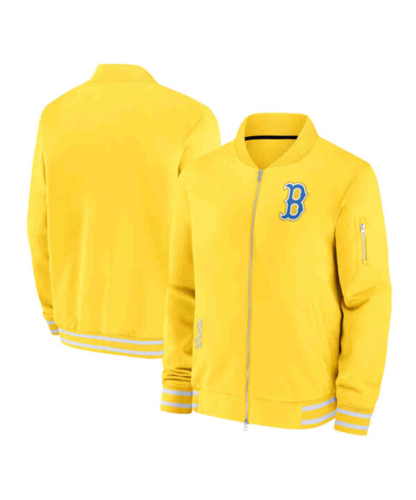 Boston Red Sox City Connect Game Time Gold Jacket
