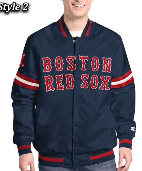 Boston Red Sox Scout Varsity Satin Jacket