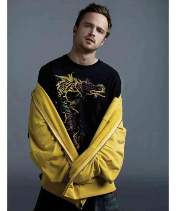 Aaron Paul Breaking Bad Yellow Hoodie