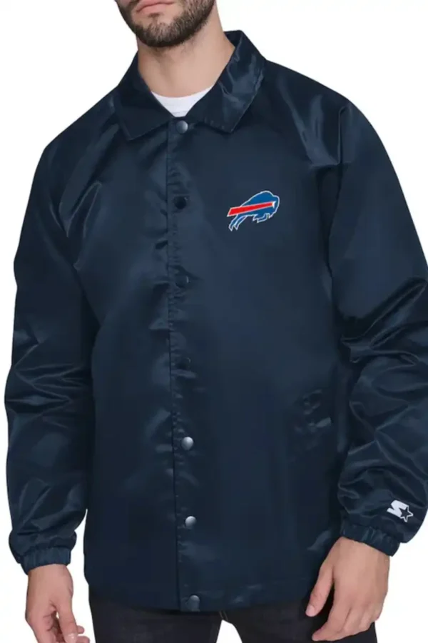 Buffalo Bills Retro Logo Coaches Jacket